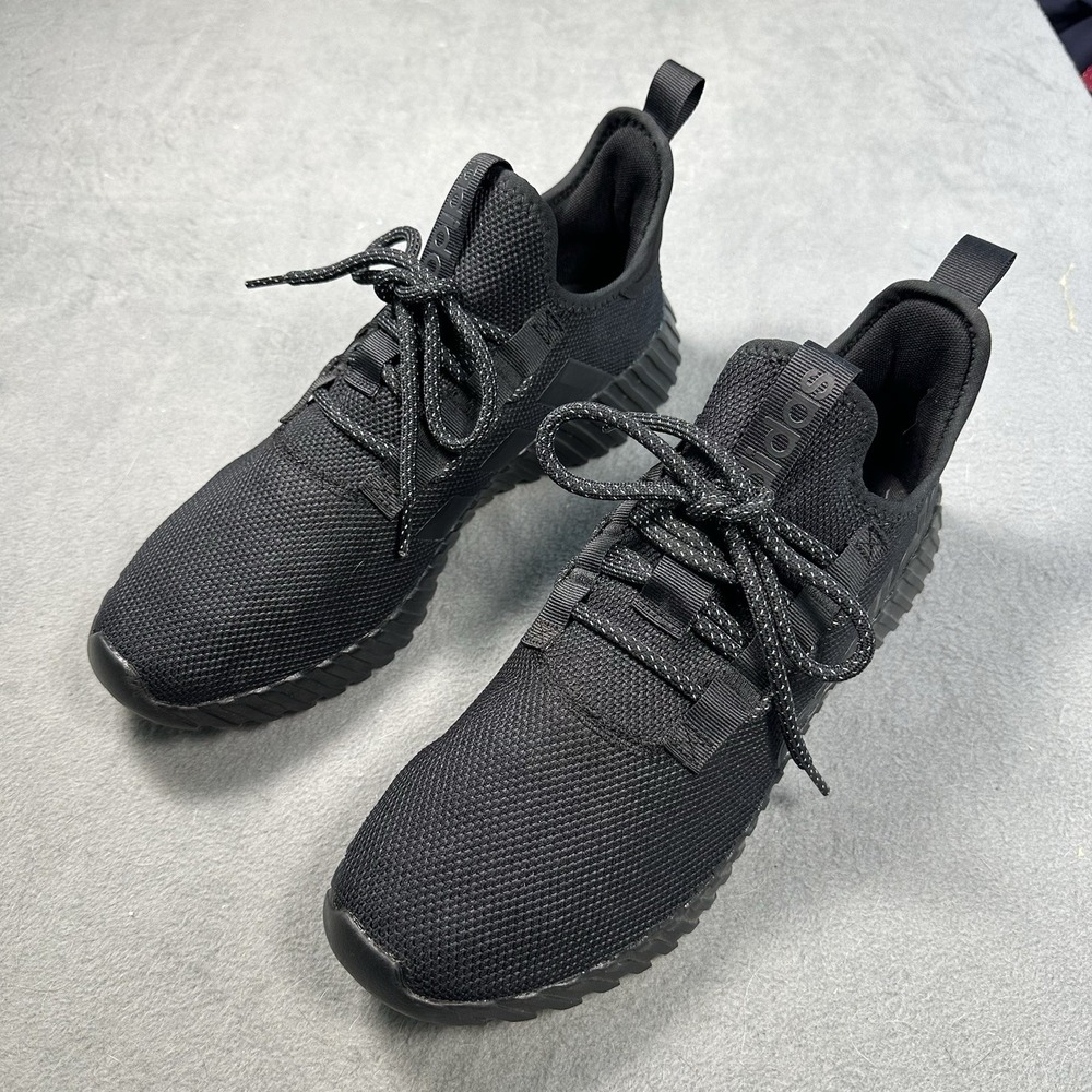 Adidas Kaptir 3.0 Triple Black Sneakers Mens 12.5 Cloudfoam Athletic Shoes